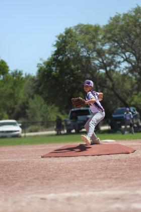 #14 Mason Rogers pitches for San Saba
