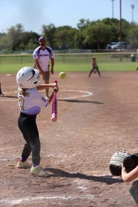 #3 Lacy Johnson takes her turn at bat