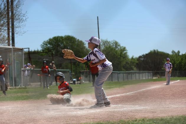 #6 Pitcher Kyler Bessent covers home plate