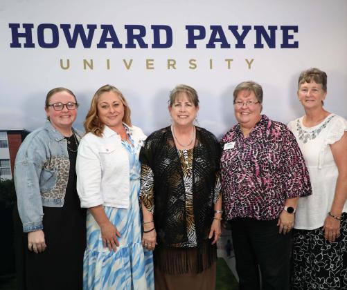 The Business Office received the Department of the Year Award. Pictured from left to right are Haleigh Alcorta, Jayla Devery, Marcie Drew, Pam Shaffer and Diann Prickett.
