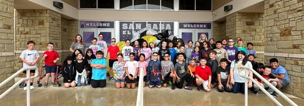 SSES 4th Grade students and teachers collected 1,942 plastic bottles, placing 5th!