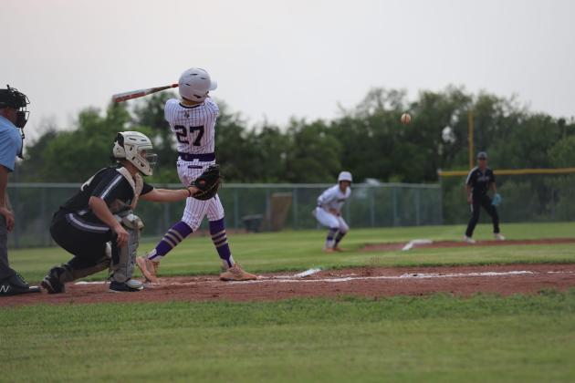 #27 Nolan Mays batting