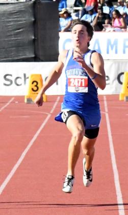 Cherokee's Jeremiah Wakefield at State Track Meet