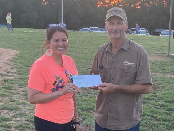 SS VFD receives generous donation | photo courtesy of Jack Blossman