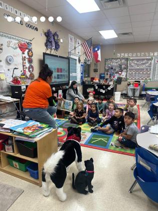 Elementary students celebrate Be Kind to Animals Week | Courtesy of San Saba County Friends of Animals