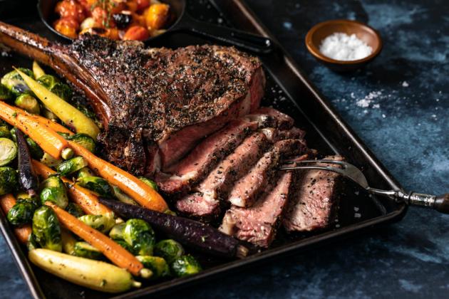 Smoked Tomahawk | Courtesy of Texas Beef Council