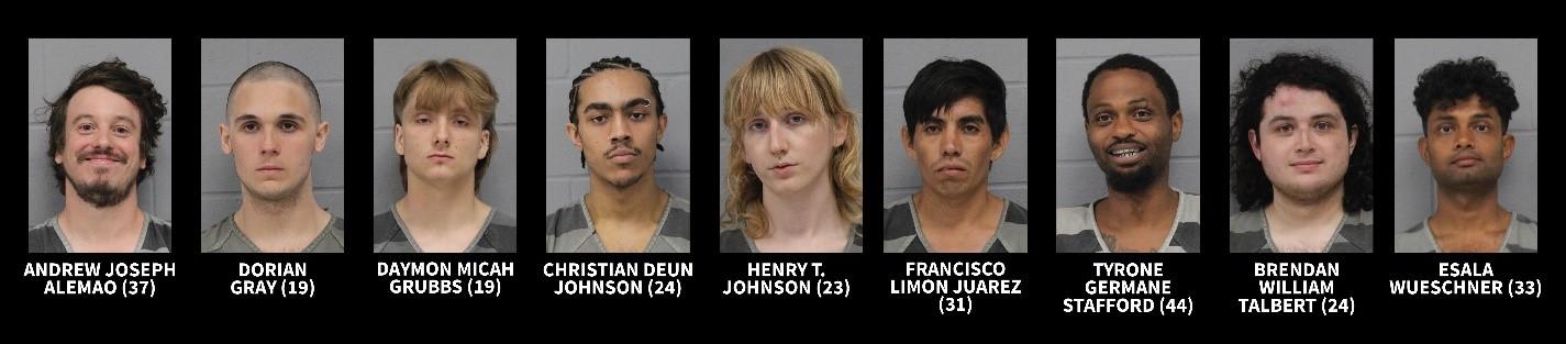 DPS Arrests Nine During Weekend Protest in Austin