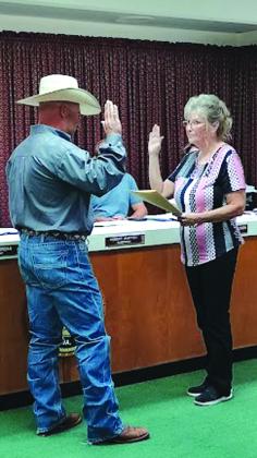 Swearing in ceremony