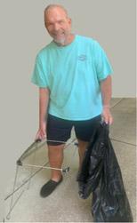 Good Neighbor John Munson / ....with bagging gizmo shown  upside down