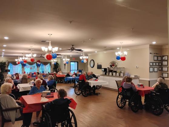 Independence Day Celebration at San Saba Rehabilitation