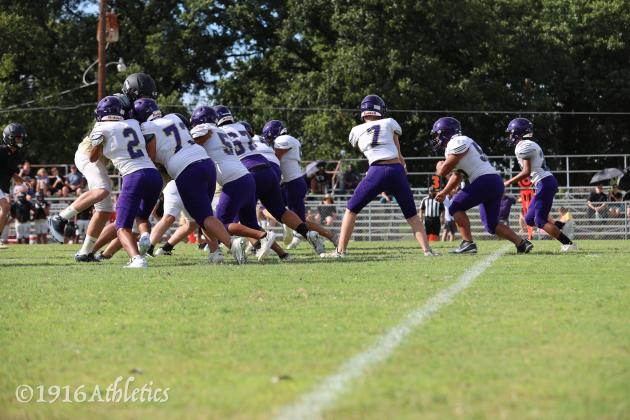 First scrimmage - San Saba vs Brady