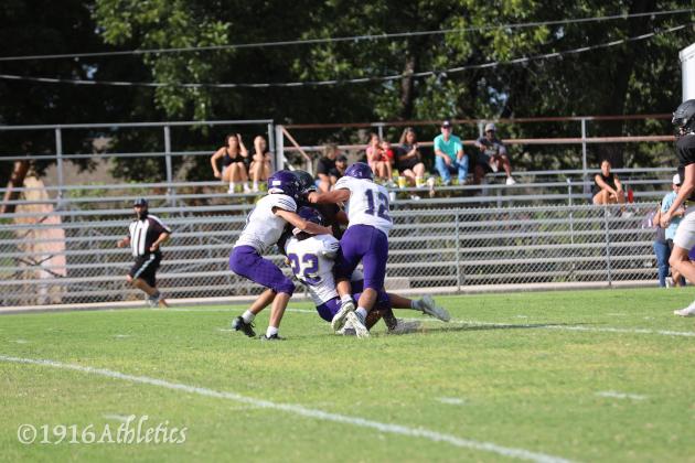 First scrimmage - San Saba vs Brady
