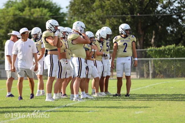First scrimmage - San Saba vs Brady