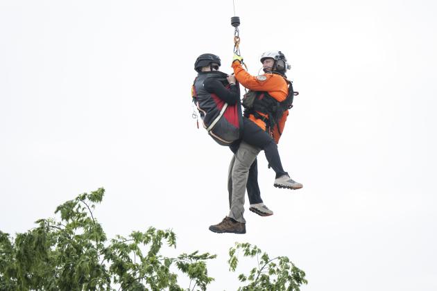 DPS Highlights Rescue Swimmers for National Aviation Day