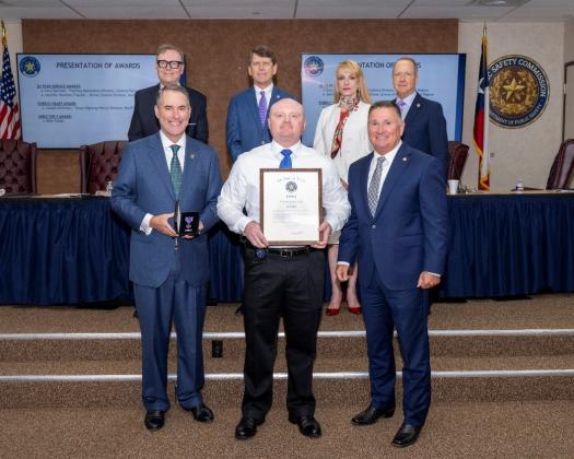 DPS Trooper Honored with Purple Heart for Heroic Service