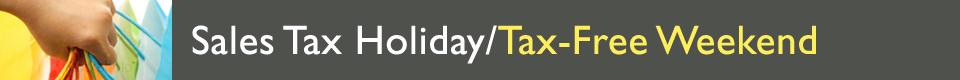 Sales tax holiday - this weekend! | Courtesy of https://comptroller.texas.gov/