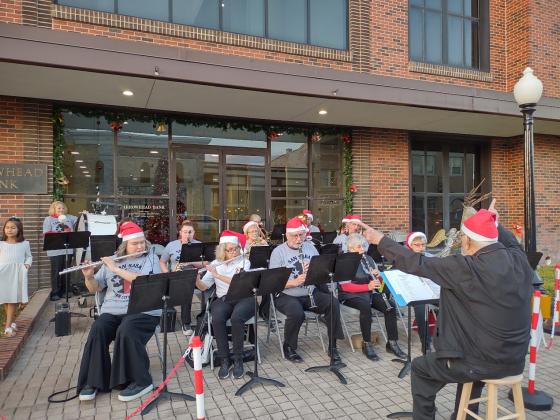 Here is the band performing at the 2024 Sip 'N Stroll on December 14, 2024. | Photo by Djuana Payton