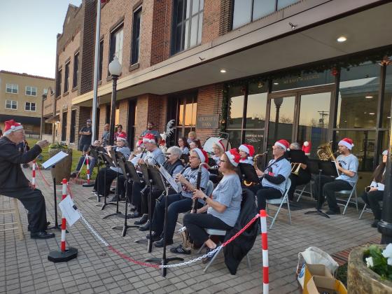 Here is the band performing at the 2024 Sip 'N Stroll on December 14, 2024. | Photo by Djuana Payton