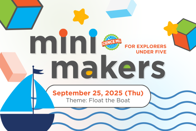 Science Mill Mini Makers “Float the Boat” on September 25