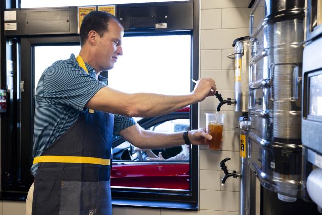 Rep. Pfluger Serving YOU at McDonald's in Midland