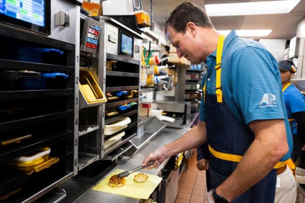 Rep. Pfluger Serving YOU at McDonald's in Midland