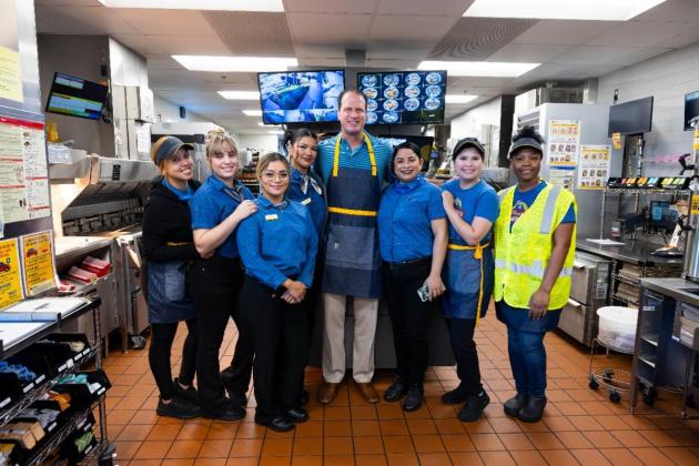Rep. Pfluger Serving YOU at McDonald's in Midland