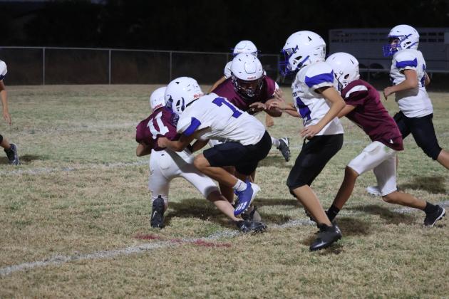 #7 Andrew Woerndell; #14 Angel Cervantes and the far right #21 Cutler Gray  Courtesy of Pam Starr