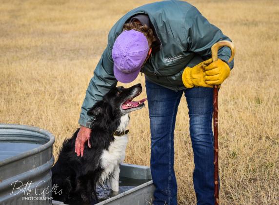 The young woman in the photo is Brenna Rushing. She's 19 years old and will be representing the USA at the World trial, held in Scotland, this coming September. This is an amazing honor and huge accomplishment for this young Texas woman. Courtesy of Betty Gillis