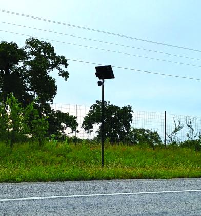 Flock Camera on Hwy 16 between Cherokee and San Saba | Photo by Djuana Payton