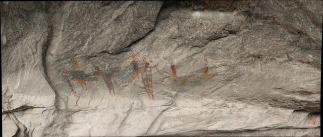 Pecos River Style rock mural, courtesy of the Shumla Archaeological Research &amp; Education Center