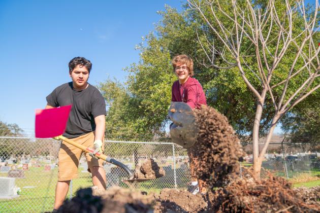 College Station Tree Planting | Courtesy Texas A&M Agrilife