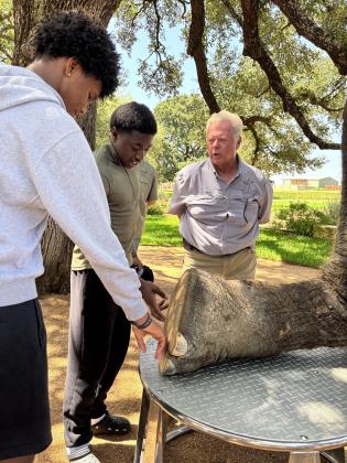John and Jeremiah with Gary, the owner of the Preserve