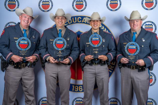 Left to right: Sgt. Justin Baker, Steven Blanco, Orlando De Luna Jr. and Adam Albritton | Courtesy Texas DPS