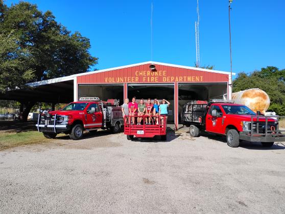 NHS members Taylor Randolph, Lily Graves, Preslee Duggan, Morgan Palermo, Ella Owen, and Marley Huron volunteered to wash fire trucks for our VFD. Courtesy Laura Gratz