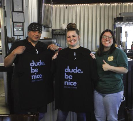 Dude. Be. Nice Award for April