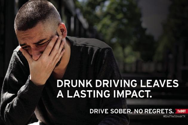 DRIVE SOBER. NO REGRETS.
