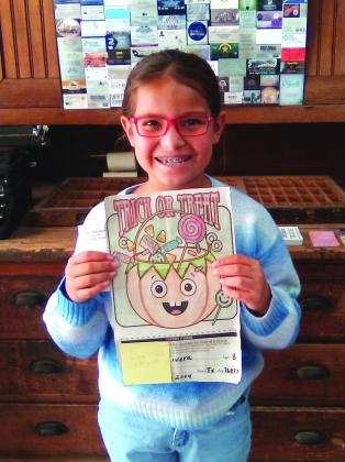 Allison Rivera (age 8) was the Winner for the 6-8 Category Photo by Carolyn Preece