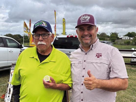 Ray Martinez of Brady, Texas, with Jason Lewis (R)
