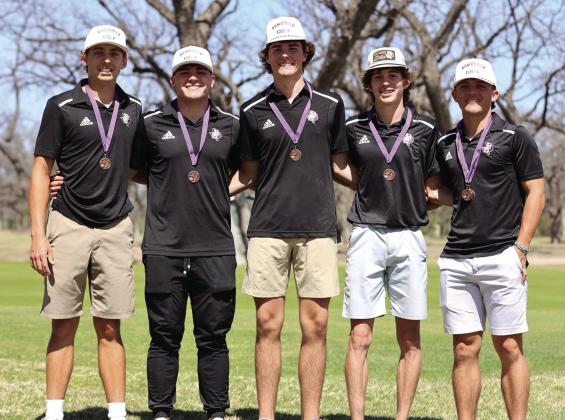 San Saba Boys 3rd place team: Sterling Proffit, Kolton Pierce, Shooter Wright, Skylar Romero, and Winton Lackey
