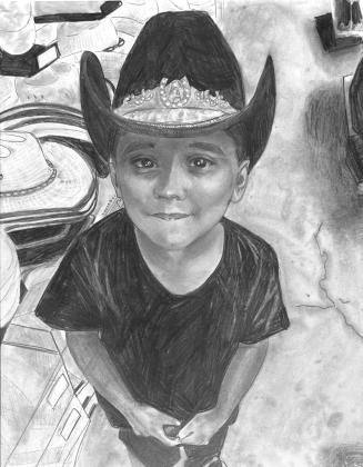 Jasmin Licea drew a Pencil Drawing of Her Brother Courtesy of Shara Wright