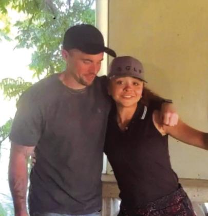 T.W. and his niece, Halley Faris