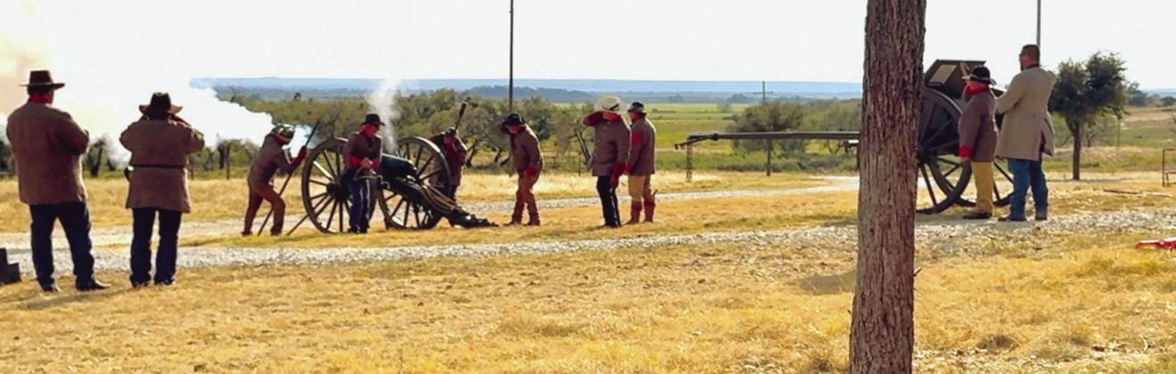 Saltworks artillery battery demonstrates live fire on “The Judge.” Photo by Cheryl Lauw