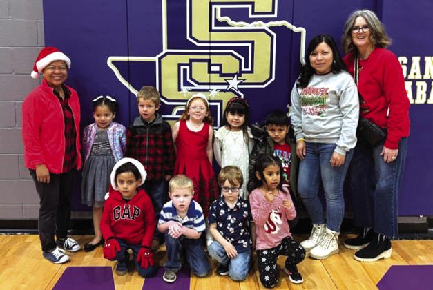 SSES PK3 and PK4 Students getting perfect attendance for the 2nd 9-weeks grading period