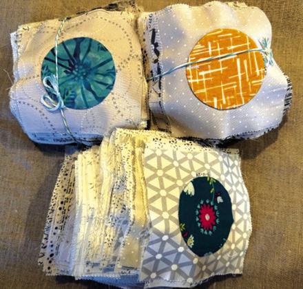 Almost three hundred hand-stitched “Circles of Life'