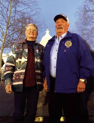 Tommy and Clovia Ketchum enjoying their Washington D.C. trip.