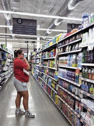Susan shopping