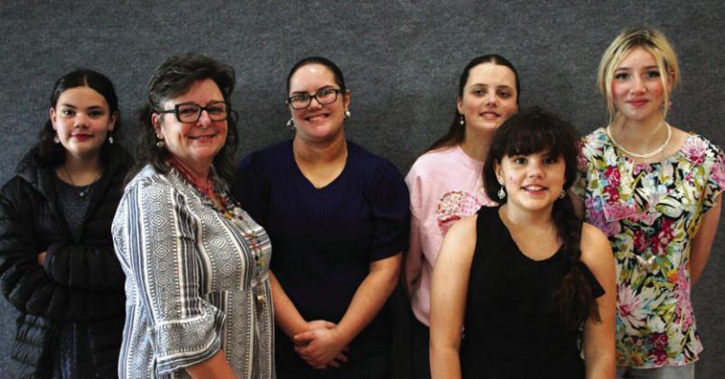 You can see in the smiles that these lades enjoyed this Ladies Day event. Pictured L to R are Leilani, Ginger(house mom), Susan, Theresa, Analisa, and Mae. Courtesy of Janice Hull