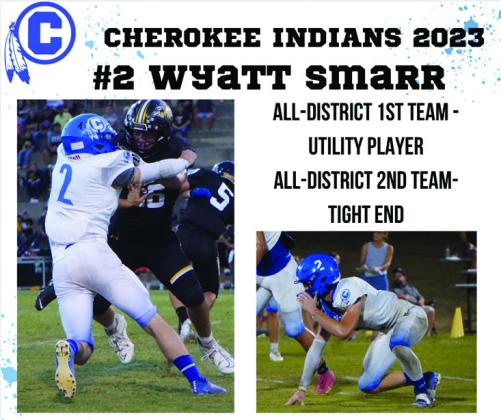 Cherokee Indians All-District selections