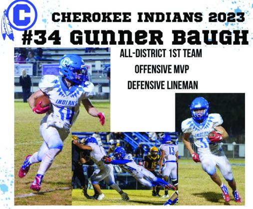 Cherokee Indians All-District selections