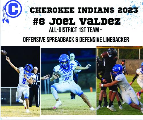 Cherokee Indians All-District selections
